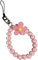 Beaded Flower Wrist Strap – Aesthetic Phone Charm for iPhone, Android, Wallet, Purse & Camera – Multi-Colour (Pink) – Handmade & Trendy Lanyard for Girls & Women