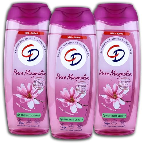 3 er Pack CD Duschgel Dusche Magnolie 3 x 300 ml
