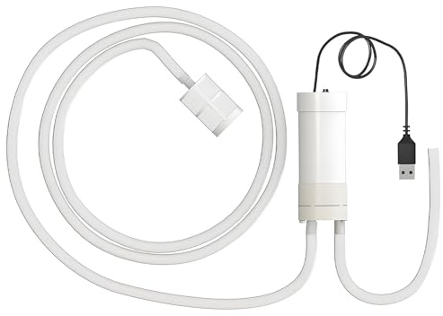 Pompa dell'acqua autoadescante USB, DC5 V, mini pompa elettrica autoadescante, USB Self Priming Water Pump per trivellazione dell'acqua, tagliatrice angolare, con filtro e tubo da 5 m