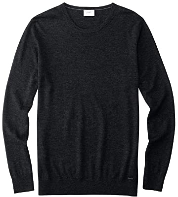 OLYMP Herren Rundhals Pullover Regulär 015111 | Pullover, Rippbündchen, Regular Fit, 85%Schurwolle/15%Seide