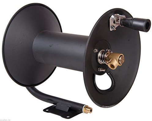 Pressure Washer Parts UK Hose Reel, 50m Capacity, Black