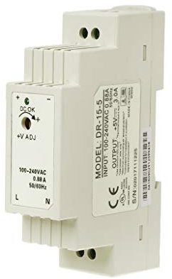 BIlinli DR-15W Fuente de alimentación de conmutación de Carril DIN Industrial 5V 12V 15V 24V