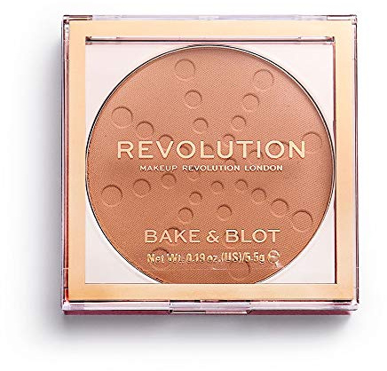 REVOLUTION Bake & Blot Compact Powder Pfirsich