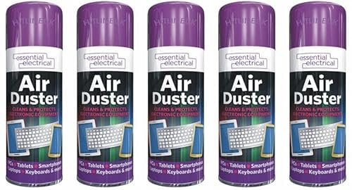 5 x Compressed Air Duster Spray Can Cleaner Electronics Keyboard Electronics 200ml