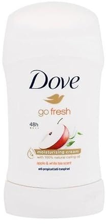 6er Pack - Dove Go Fresh Deodorant Stick - Apfel & Weißer Tee - 40ml