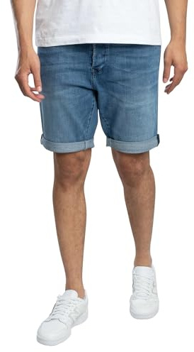 Replay Herren Jeans Shorts RBJ 901 Tapered-Fit mit Comfort Stretch