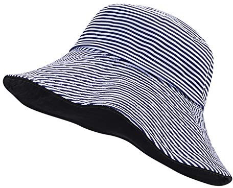 Hut Unisex Outdoor Sonnenhut Damen Mädchen Damenhut Beidseitig Verstellbar Mütze Zebramuster Schlapphut Atmungsaktiv Faltbar Strandhut Breit Fischerhut Winddicht Outdoorhut Sport Reise Sommer