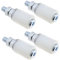 ECSiNG 4 Piezas de Rodillo de Nailon para Puerta Corredera Puerta Corrediza de Granero Guía de Suelo Accesorios de Puerta para Puertas Correderas Puertas Eléctricas Garaje 40x60 Mm