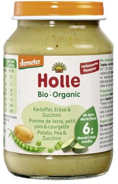 Holle Bio Kartoffel, Erbse & Zucchini, ab dem 6. Monat, 190 g