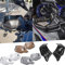 Motorrad Handschützer Höhungsplatte für S1000XR R1200GS-LC F800GS-ADV (2013-2018) R1200GS ADV (2014-2018) R1250GS (2018) G310GS G310R (2017) Winddichter Handschutz Erhöhungsblech (Schwarz)