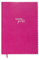 ARTEBENE MAJOIE Notizbuch DIN A5 Pink – Schreibbuch in veganer Leder-Optik, welligen Rändern & 2 Lesezeichenbändern