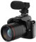 Cuifati 4K-Vlogging-Kamera für YouTube, 64 MP HD-Nachtsicht-Digitalkamera für Fotografie mit WLAN, 3-Zoll-Bildschirm, 16-facher Digitalzoom, Camcorder-Videokamera mit