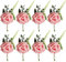 TTBDDM 8 Stücke Hochzeit Boutonniere, Rose Blumen Anstecker, Hochzeit Rose Blumen Anstecker, Bräutigam Boutonniere, für Braut, Bräutigam, Brautjungfern, Trauzeugen, Gäste, Rosa