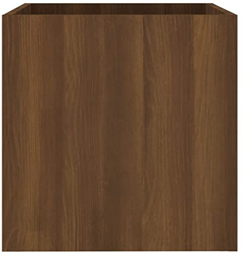 FIRBNUS Jardinière Intérieure Chêne Marron 40x40x40 cm Bois d'ingénierie Résistance à l'humidité Pot de Fleurs Cultiver Plantes dans Grande Variété d'endroits Salon Chambre à Coucher Bureau