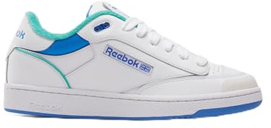 Reebok Club C BULC White/UNLEASHEDGREEN/KINEBLUE Unisex Tennis Shoes