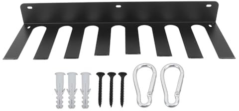 Organizzatore per Rack da Palestra Montato a Parete, Gancio per Accessori per la Palestra di Casa, Gancio per Rack da Parete per Attrezzature da Palestra Versatile per Fasce per Esercizi, Bilancieri,