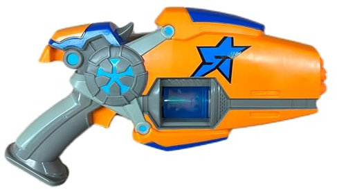 Slugterra Eli´s Megamorph Blaster, pistola giocattolo lanciatore per freccette per bambini con 8 freccette in schiuma, lancia a 9 metri di distanza, Bizak (64410006)