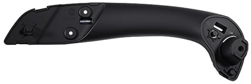 VHEUHZ Poignée de porte intérieure de voiture compatible avec Renault Fluence Megane 3 Laguna 3 Latitude Poignées avant gauche et droite et couvercles de poignées intérieures (noir) (poignée
