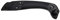 VHEUHZ Poignée de porte intérieure de voiture compatible avec Renault Fluence Megane 3 Laguna 3 Latitude Poignées avant gauche et droite et couvercles de poignées intérieures (noir) (poignée