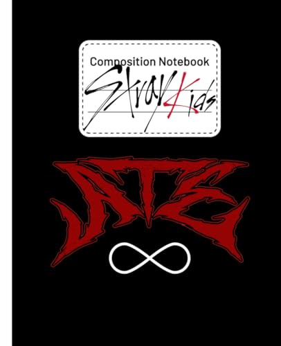 STRAY KIDS ATE INFINITY Notebook, 100 pg. college lined: 2024 Comeback Themed, Composition style