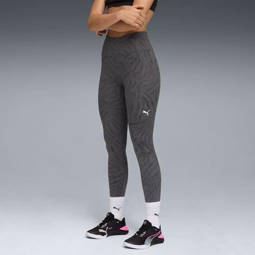PUMA Unisex W Tad Essential Ribbon Stripe Tight - Aop Hw 7/8 Strumpfhose (1er Pack)