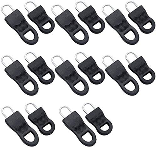 Reißverschlussschieber Reißverschluss-Puller, Reißverschluss-Fixierer, Reißverschluss-Schieber, Reißverschluss-Reparatur-Set, 16-teiliges universelles abnehmbares Reißverschluss-Puller-Set, breite Bün
