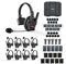 SYNCO XTALK XPRO9 Wireless Intercom Headset, 2,4GHz Vollduplex 24H Akkulaufzeit 500M Reichweite Echtzeit-Teamkommunikation, Funk Gegensprechanlage Kopfhörer