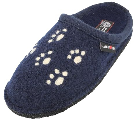 HAFLINGER Tiermotiv Walkstoff Pantoffel Hausschuh Unisex