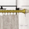 Samstar Gold Shower Curtain Rod,27-83 Inches(2.4-6.9ft),Adjustable Spring Tension Rod No Drilling,with 2 Free Anti-Slip Holder,for Bathroom Window Living Room,Gold