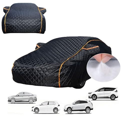 Autoplane Winter für 𝖬ini 𝖮ne 5 Portes F55 2014-2023 Hagelschutzplane Auto,Dicke Hagelsichere Autoabdeckung Outdoor Tragbare Autogarage Atmungsaktiv,Kratzfest,Staubdicht,Winddichte