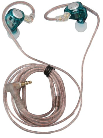 Plyisty EDX PRO in Ear Headphones, IEM Earphones with 1DD | Wired Gaming Earbuds, with New 10mm Dynamic Driver and Detachable 2 Pin 0.75mm Cable