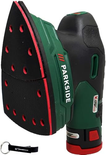 HEADNMORE® Bundle - PARKSIDE® 12V Akku Multischleifer PAMS 12 (inkl. Akku) +HEADNMORE® Schlüsselanhänger