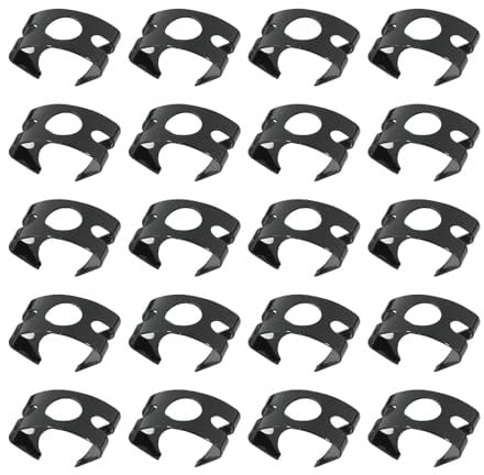 Anhoer 20 Stück Halteklammer 4D0611715B 171611715 Haltefeder Bremsschlauch Bremsleitung Bremsschlauchklemme Bremsschlauchhalter Bremsschlauchschelle Bremsleitung Halterung für V..W G.ol/f A.u/d-i
