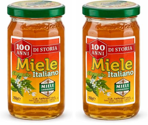 Ambrosoli - Miele, Italiano, d'Arancio - 250 g (Confezione da 2)