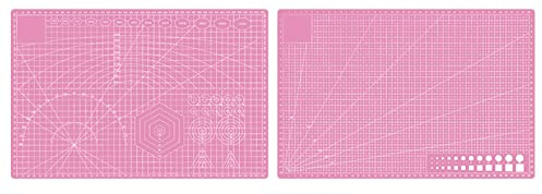 RASTKY Double Sided A3 Cutting Mat Clear Measurements Cutting Board for Sewing Models Liners, Fine Workmanship, PVC Material 17.7 X 11.8 Inches