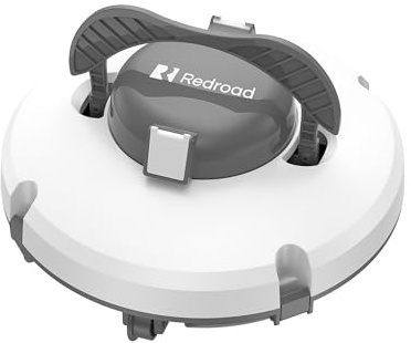 S1 Poolroboter Akku, Kabelloser Poolsauger, 130 Min Laufzeit für Aufstellpools bis 100 m², Steigfähigkeit 18°, Schnelle Entleerung, Automatisches Parken