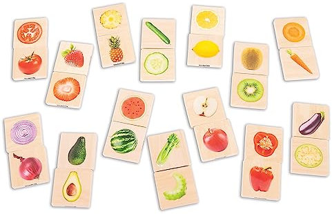 TickiT 73404 Fruit & Vegetable Match Memory Set