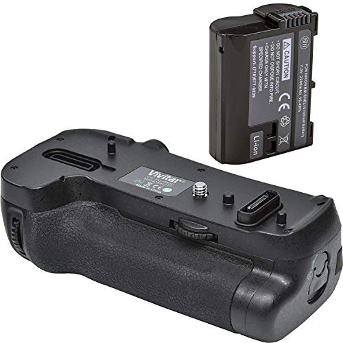 Battery Grip Kit for Nikon D850 Digital SLR Camera - Includes Qty 1 BM Premium EN-EL15 Battery + MB-D18 Replacement Battery Grip