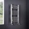 NRG Curved Bathroom Heated Towel Rail Radiator Warmer Central Heating Ladder 700 x 400mm Chrome