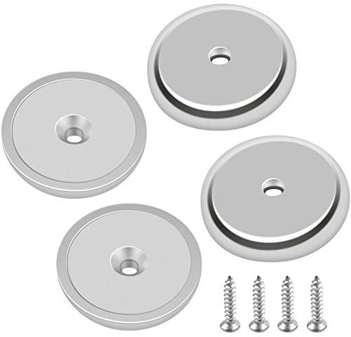 FINDMAG 4 Pcs Magnets, 32 x 5 mm 90 LB Pull Force Strong Magnet, Neodymium Magnets Strong, Round Countersunk Hole Rare Earth Magnet for Whiteboards, Refrigerator, Kitchen, Workplace
