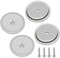 FINDMAG 4 Pcs Magnets, 32 x 5 mm 90 LB Pull Force Strong Magnet, Neodymium Magnets Strong, Round Countersunk Hole Rare Earth Magnet for Whiteboards, Refrigerator, Kitchen, Workplace