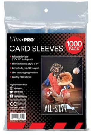 Ultra PRO Soft Trading Card Penny Sleeves – 100er Pack – Standardgröße (2.5 x 3.5) – Säurefrei & Archivsicher