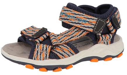 TOM TAILOR Jungen 5371110 Sandale, Navy Orange, 29 EU