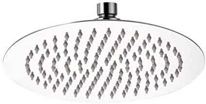 MARWELL Duschkopf Kopfbrause Ø 25 cm Regendusche aus Edelstahl mit 1 Strahlart G1/2 individuell einsetzbar, Chrom, R01R