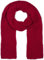 styleBREAKER Damen langer Strick Schal mit Wellen Strickmuster, warmer Winter Strickschal Einfarbig 01018168, Farbe:Bordeaux-Rot
