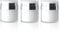 Voyyphixa 3Pcs 30ml Cream Jar Vacuum Bottle, Airless Pump Bottle Moisturiser Container Empty Refillable Travel Cream Bottle for Lotions, Makeup, Moisturiser (White)