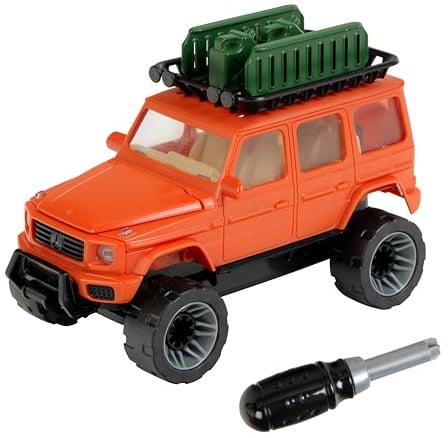 Theo Klein 3807 Mercedes-Benz G-Klasse Schraubauto Zusammenbau- und zerlegbares AMG-G-Klasse Auto Tuning Auto und Zubehör im Mercedes-Benz Design Spielzeug für Kinder ab 3 Jahren