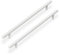 Lontan 10 Pack White Cabinet Handles - 160mm Drawer & Door Handles, Stainless Steel, Kitchen & Bathroom Uses