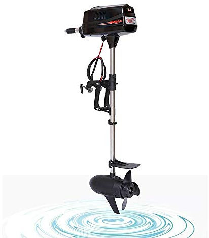 8 PS Außenborder Elektromotor Bootsmotor Außenborder 48V 2200W Pflugsteuerung Elektrischer Aussenbordmotor Fischerbootmotor