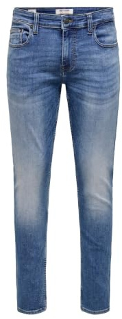 Only & Sons Herren Slim-fit-Jeans Onsloom Slim Jax MBD 9137 DCC DNM Noos